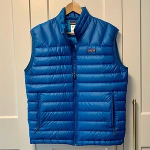 Patagonia Men’s Blue Down Puffer Vest